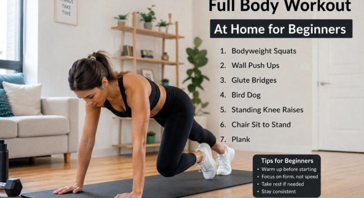 Full Body Workout at Home for Complete Beginners