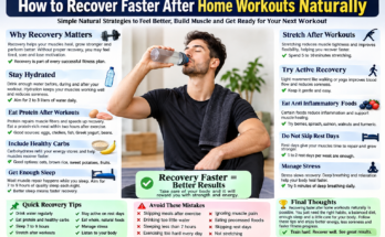 How to Recover Faster After Home Workouts Naturally