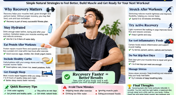 How to Recover Faster After Home Workouts Naturally
